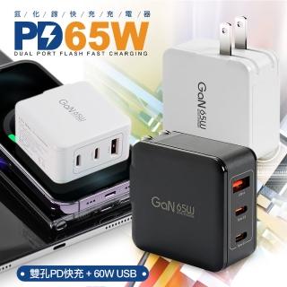 【CITY】65W GaN 迷你氮化鎵PD+QC 三孔1A2C 快速充電器for iphone15 pro系列