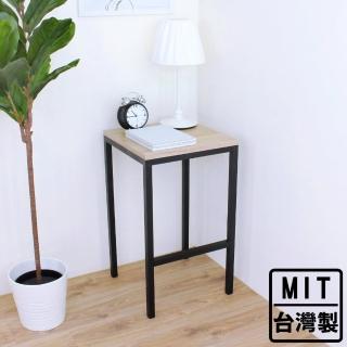 【美佳居】木製桌面[鋼管腳]角落邊桌/置物架/盆栽架(四色可選)