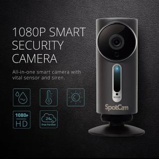【spotcam】Sense Pro 1080P廣角直立型戶外網路攝影機 IP CAM(IP65防水│溫度濕度亮感測器│免費雲端)
