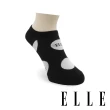 【ELLE】復古波點超低隱形女襪-黑(船襪/隱形襪/女襪)