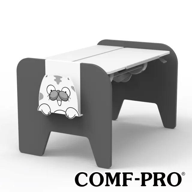 【COMF-PRO 康樸樂】DK01 和平書桌(無段式升降傾斜/兒童成長書桌椅/台灣製)