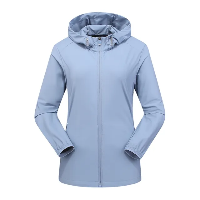 【DZRZVD 杜戛地】62002女款高彈力輕薄外套Ultra Stretch Active [淺藍色](抗UV、防潑水、接觸涼感)