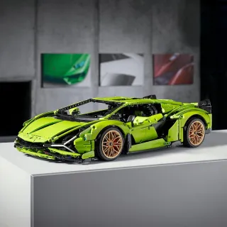 【LEGO 樂高】科技系列 42115 Lamborghini Sian FKP 37(跑車 林寶)