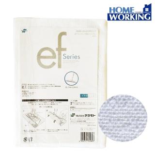 【HOME WORKING】日本EF梯形除菌拖把嫘縈水拭布-2入(EF梯形除菌拖把專用布/超強抓頭髮及吸附髒汙力)