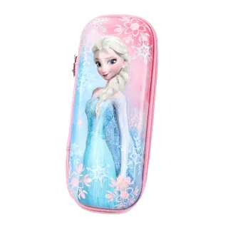【Disney 迪士尼】冰雪奇緣3D立體多隔層筆袋(文具筆盒)