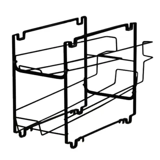 【AOTTO】可疊加易開罐雙層滾動式收納架(可樂罐 啤酒罐 罐頭) 