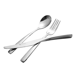 【樂邁家居】不鏽鋼  西餐餐具 餐刀 餐叉 餐勺(三件組-M號)