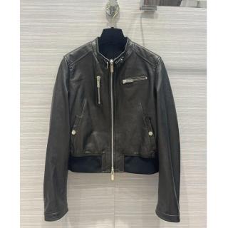 【巴黎精品】現貨+預購 皮衣外套真皮夾克(街頭立領哈雷風羊皮女外套a1dp82)