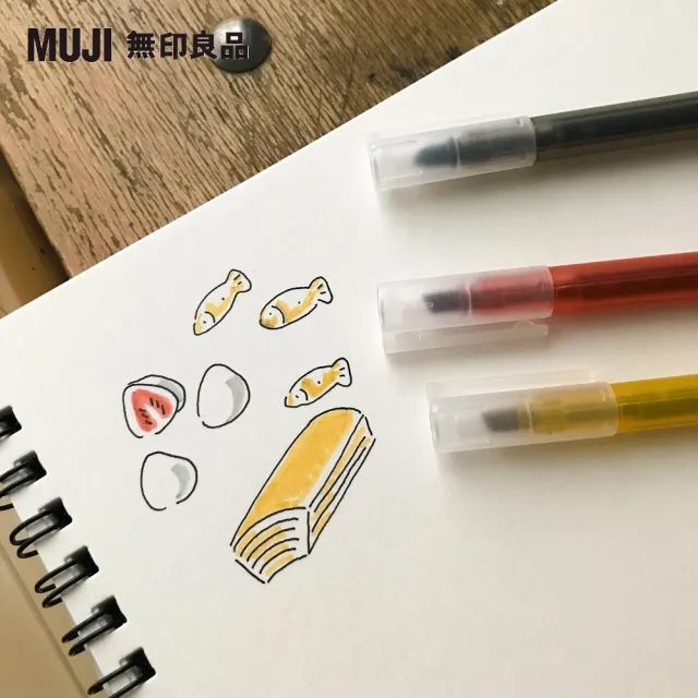 【MUJI 無印良品】淡彩螢光筆/芥黃