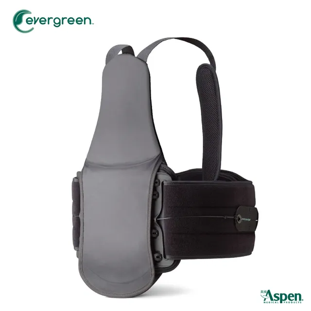 【Aspen 耶思本】ASPEN EVERGREEN 456 TLSO背架護腰-黑(耶思本脊椎裝具未滅菌)