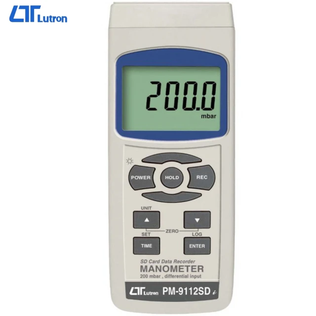 【Lutron 路昌】Lutron 路昌 PM-9112SD 記憶式壓力/差壓計(壓力計)