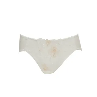 【曼黛瑪璉】Hibra大波 中腰三角內褲(牙白)