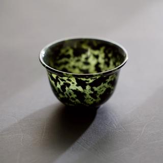【奇鈺家居】墨玉茶杯(獨特透光性)
