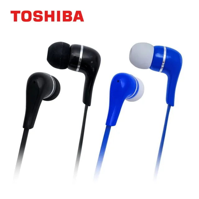 【TOSHIBA 東芝】重低音入耳式有線耳機-2色(RZE-D32E)