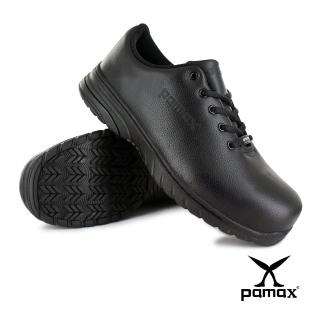 【PAMAX 帕瑪斯】超彈力氣墊★輕量、防滑、抗菌除臭、高抓地力安全鞋(PS07701FEH 黑 /男女)