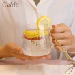 【Caldo 卡朵生活】情話綿綿耐熱玻璃馬克杯(附匙)