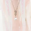 【彩糖鑽工坊】珍珠項鍊 鑽石項鍊(東方巴洛克 系列 珍珠 9MM 淡水珍珠)
