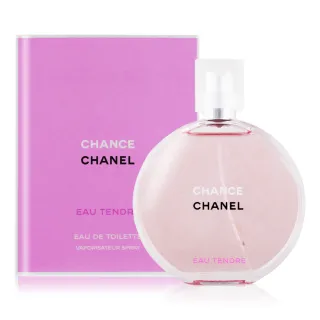 【CHANEL 香奈兒】CHANCE淡香水粉紅甜蜜版(50ml EDT-國際航空版)