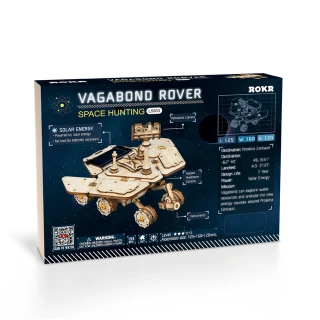 【Robotime】3D立體木製拼圖 太陽能系列 - LS503 勇氣號火星車 Spirit Rover