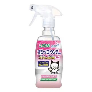 【LION 獅王】臭臭除99.9%異味消臭噴劑 愛貓用 300ml(LI00342)