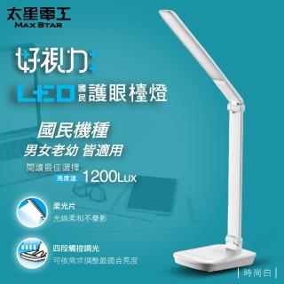 【太星電工】好視力5W LED國民護眼檯燈/時尚白(UTA128W)