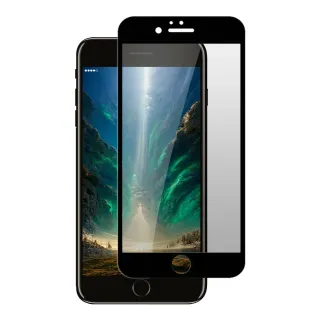 IPhone 7 8 PLUS保護貼全滿版鋼化玻璃膜防窺黑邊鋼化膜保護貼玻璃貼(7PLUS保護貼8PLUS保護貼)