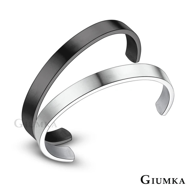 【GIUMKA】情人節禮物．白鋼情人手環(黑色/玫金色/銀色)