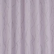 【宜欣居傢飾】萊茵河畔-雙面緹花遮光窗簾-芋紫(W100cm*H165cm*2片)