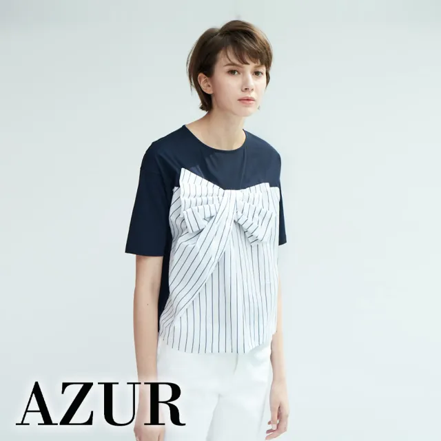 【AZUR】a present to you蝴蝶結T-SHIRT