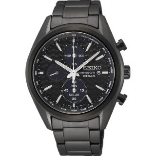 【SEIKO 精工】CS 喬治亞羅設計 三眼計時手錶-41mm 送6入手錶收藏盒(V176-0BH0SD SSC773P1)