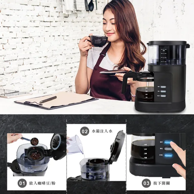 【NICONICO】全自動研磨咖啡機(NI-CM811)