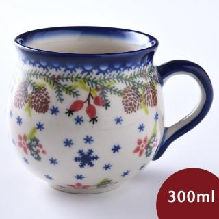 【美學生活 波蘭陶】波蘭陶 Vena 胖胖杯 馬克杯 咖啡杯 水杯 300 ml 波蘭手工製(初春遊樂園系列)