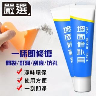 【嚴選】專業無痕防水補牆膏/修牆填縫膏/裂痕修復膏 250g/1套
