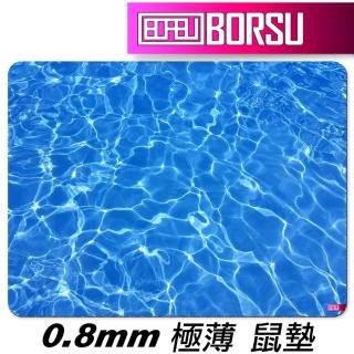 【BORSU】極薄鼠墊_UNIQUE_水面(台灣製 滑鼠墊 耐用 自然 大地)