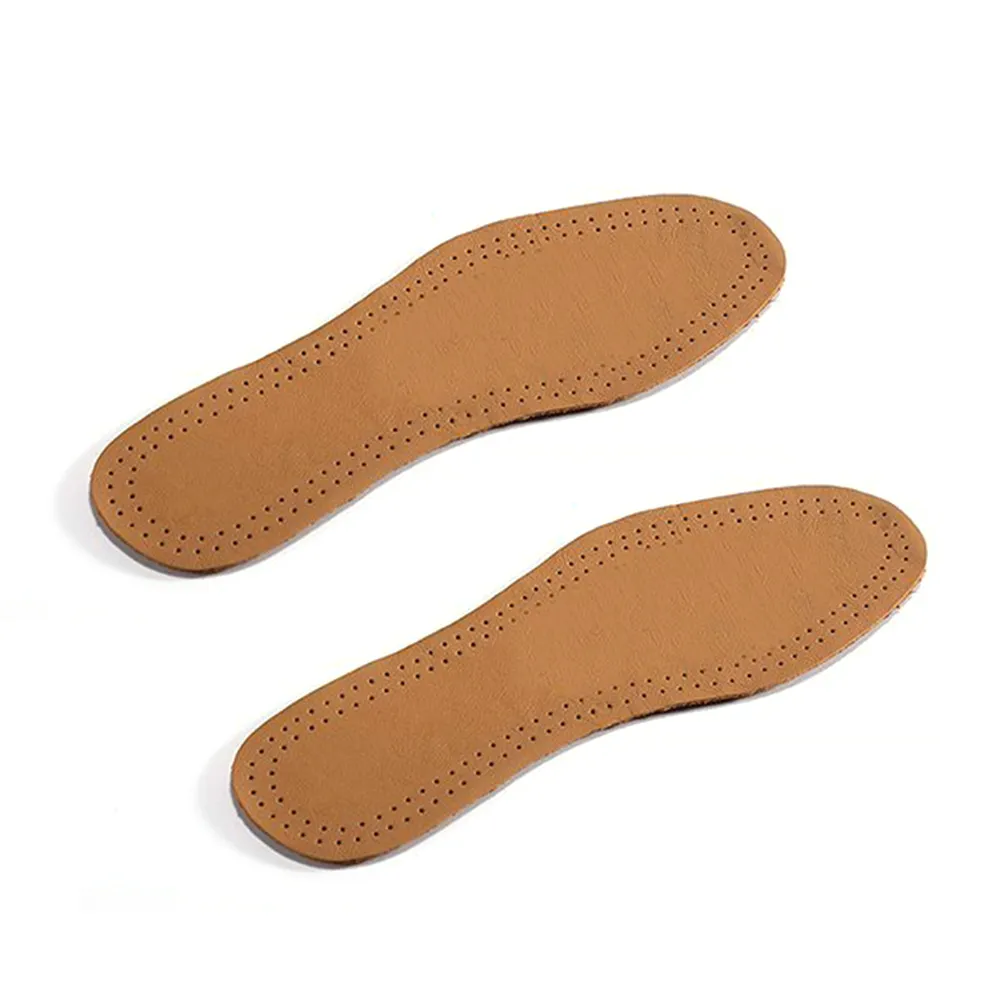 【KARY】日系頂級牛皮透氣防臭柔軟乳膠鞋墊(男女均可分尺碼-超值2雙組)