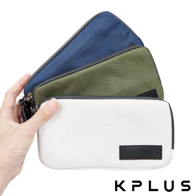【KPLUS】Plus加長款防潑水騎行小包/大尺寸手機包(手機袋 卡夾 卡套 行動電源)