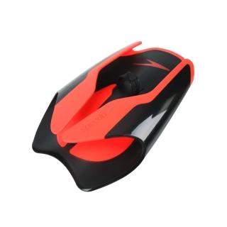 【SPEEDO】成人競技型劃手板-FASTSKIN 游泳 競賽 訓練 黑紅(SD810868B441)