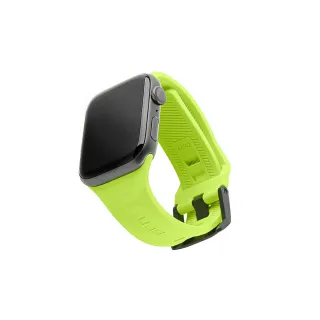 【UAG】Apple Watch 42/44/45/49mm 潮流矽膠錶帶-霓虹綠(UAG)