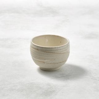 【有種創意食器】日本美濃燒 - 手感和風茶杯 - 白刷毛