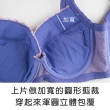 【玉如阿姨】包覆2件組B.C.D罩 甜戀果漾內衣※0456紫+水藍(機能型-調整型-渾圓-包覆-包副乳-台灣製)