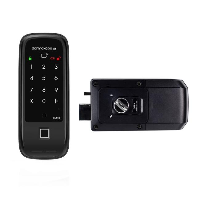 【Dormakaba】RL599 四合一 密碼/指紋/卡片/鑰匙 智慧輔助門鎖(附基本安裝)
