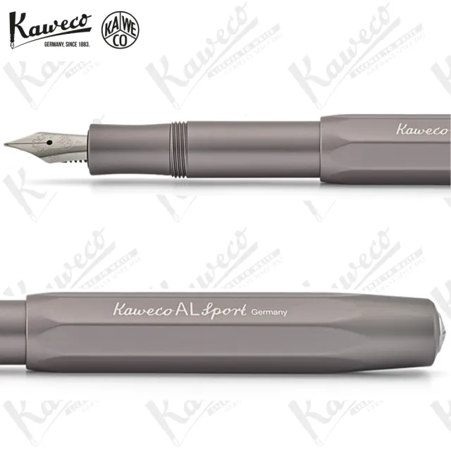 【KAWECO】AL SPORT系列 鐵灰色 鋼筆(Anthracite)