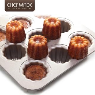 【美國Chefmade】法式可麗露 12連不沾烤模(CM002)