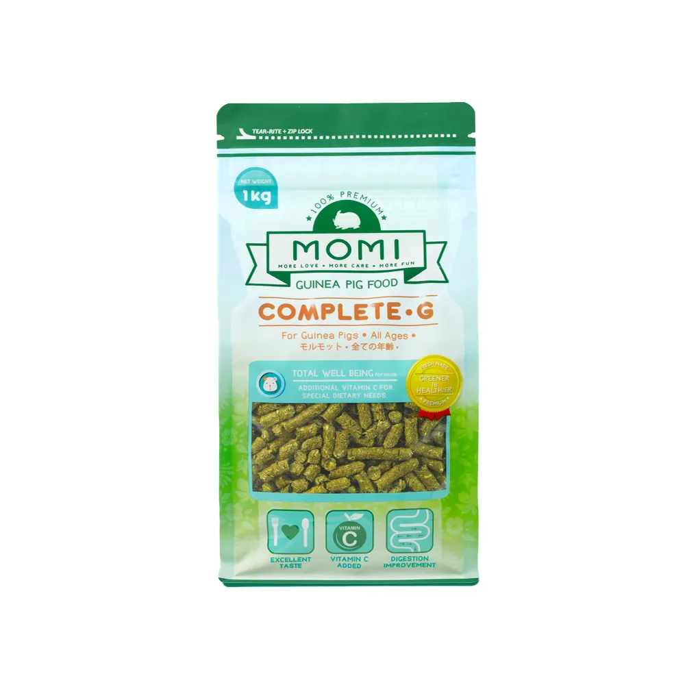 【MOMI 摩米】摩米營養全G天竺鼠飼料 1公斤 - 2入