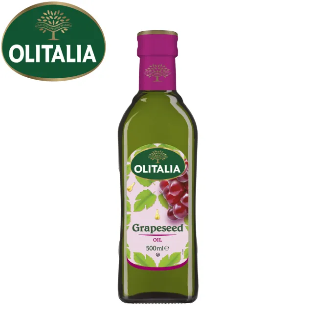 【Olitalia奧利塔】葡萄籽油(500mlx2瓶)