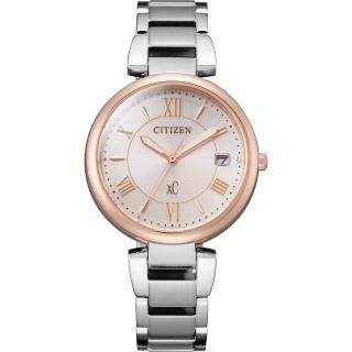 【CITIZEN 星辰】XC 廣告款光動能亞洲限定女錶 手錶 畢業禮物(EO1195-51W)