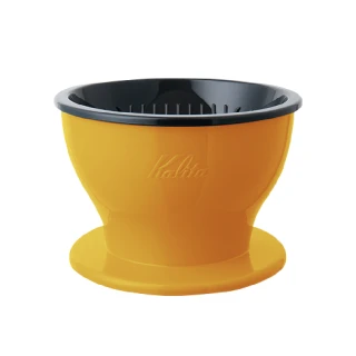 【Kalita】Dual Dripper 雙層三孔咖啡濾杯(鮮豔黃)