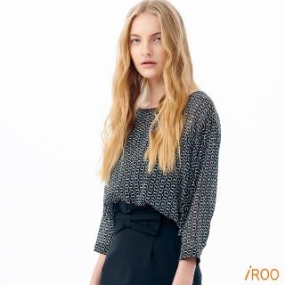 【iROO】輕盈雪紡上衣
