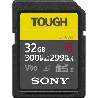 【SONY 索尼】SDXC U3 32GB 超高速防水記憶卡 SF-G32T(公司貨)