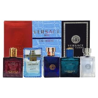 【VERSACE 凡賽斯】雲淡風輕/經典/狄倫‧正藍/艾諾斯‧愛神/愛神‧火焰 男性小香 5ML(凡賽斯 小香 公司貨)